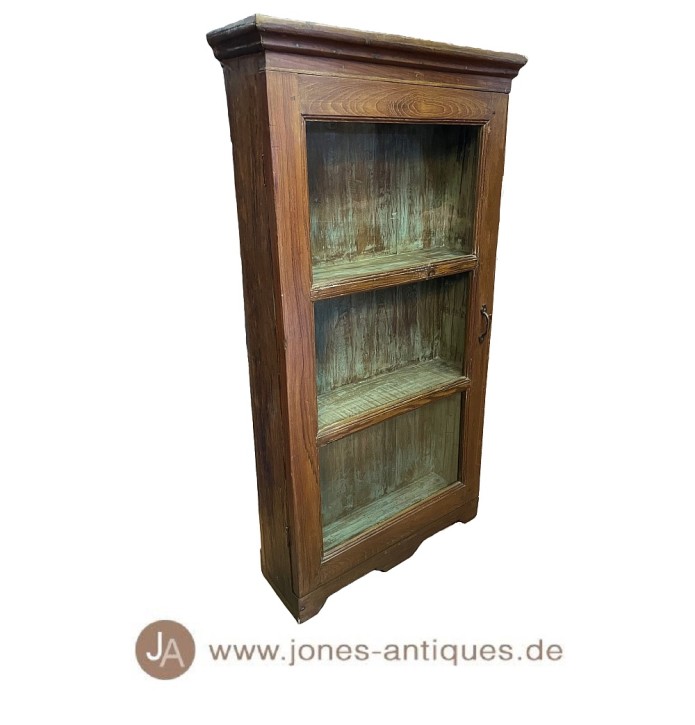 Hänge oder Standvitrine mit einer Flügeltüre und Glaseinsatz - handgearbeitet