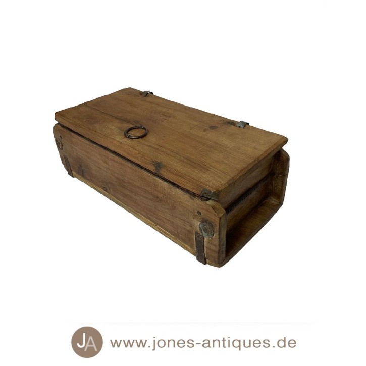 Boîte à couvercle - fabriquée à partir d'un modèle de brique antique