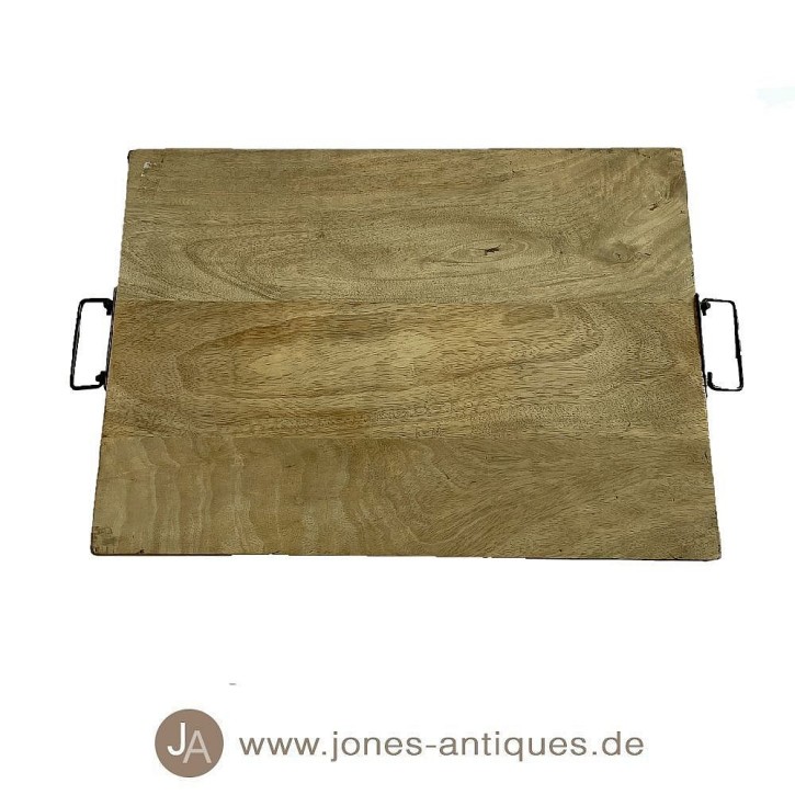 Tablett-Holzbrett mit Henkeln