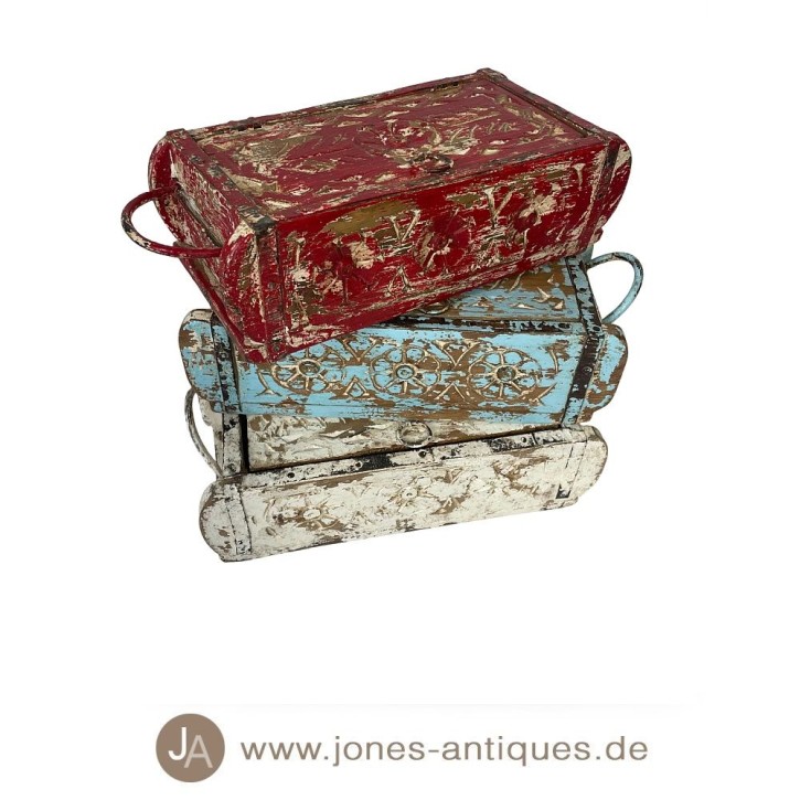 Boîte à couvercle - fabriquée à partir d'un modèle de brique antique - disponible en différentes couleurs