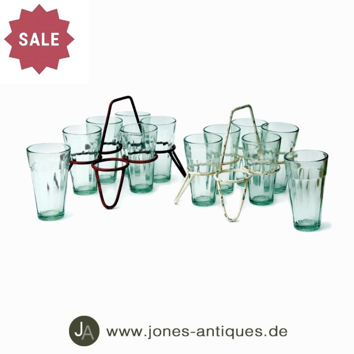 Verres à thé Chai sur pied - rouge ou blanc