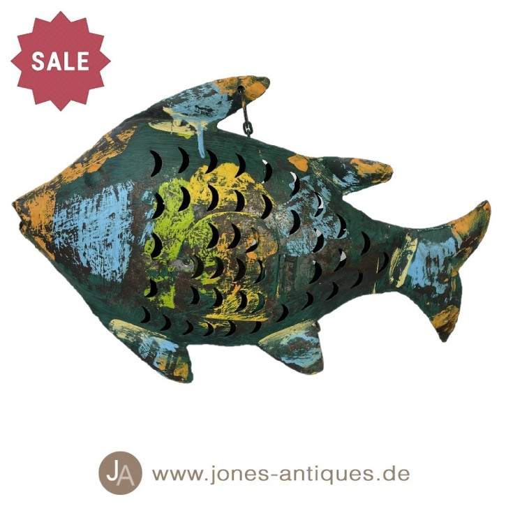 Fishwindlight in size XL in the color midnight-green - handmade