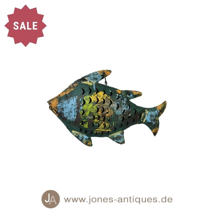 lampe fishwind en fer taille S en coleur midnight-green