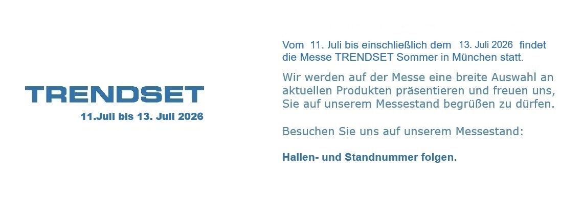 Messe Trendset Sommer 2026 in München