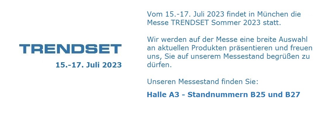 Messe Trendset Sommer 2023 in München